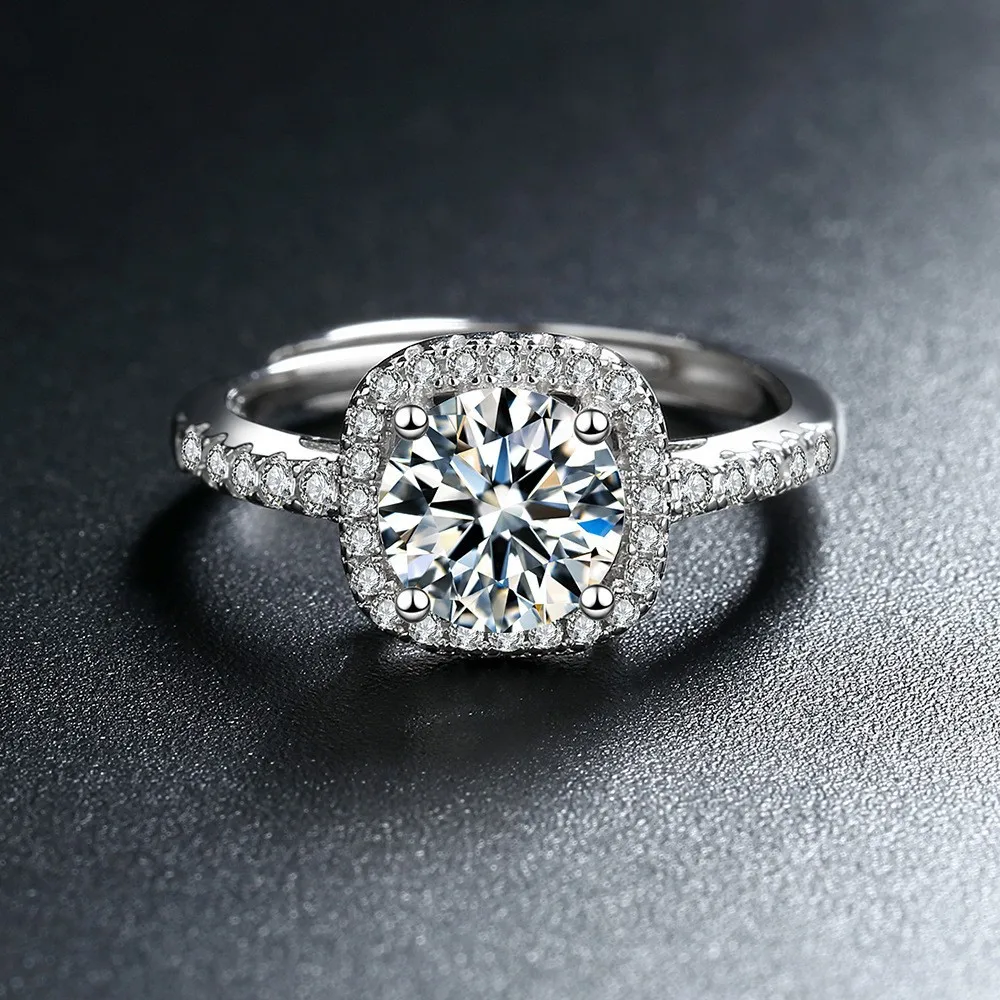 Unisex 925 Sterling Silver Adjustable Simplicity Fashion Ring