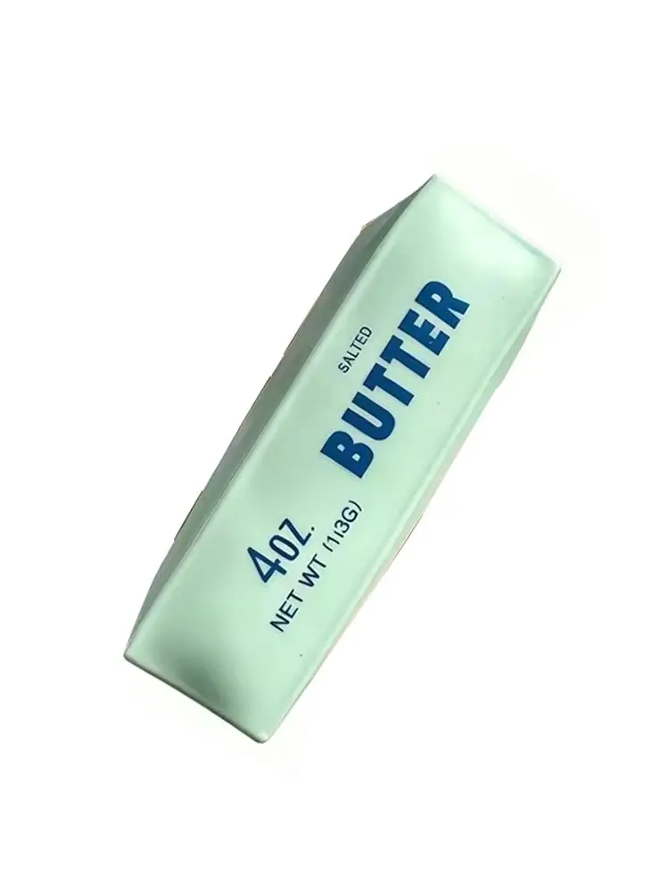 Knuspriger Butter-Stick Quetschspielzeug Stressball Fidget Squeeze Spielzeug Runde Blöcke Gefüllt ASMR Anti-Stress Handentspannung Geschenke
