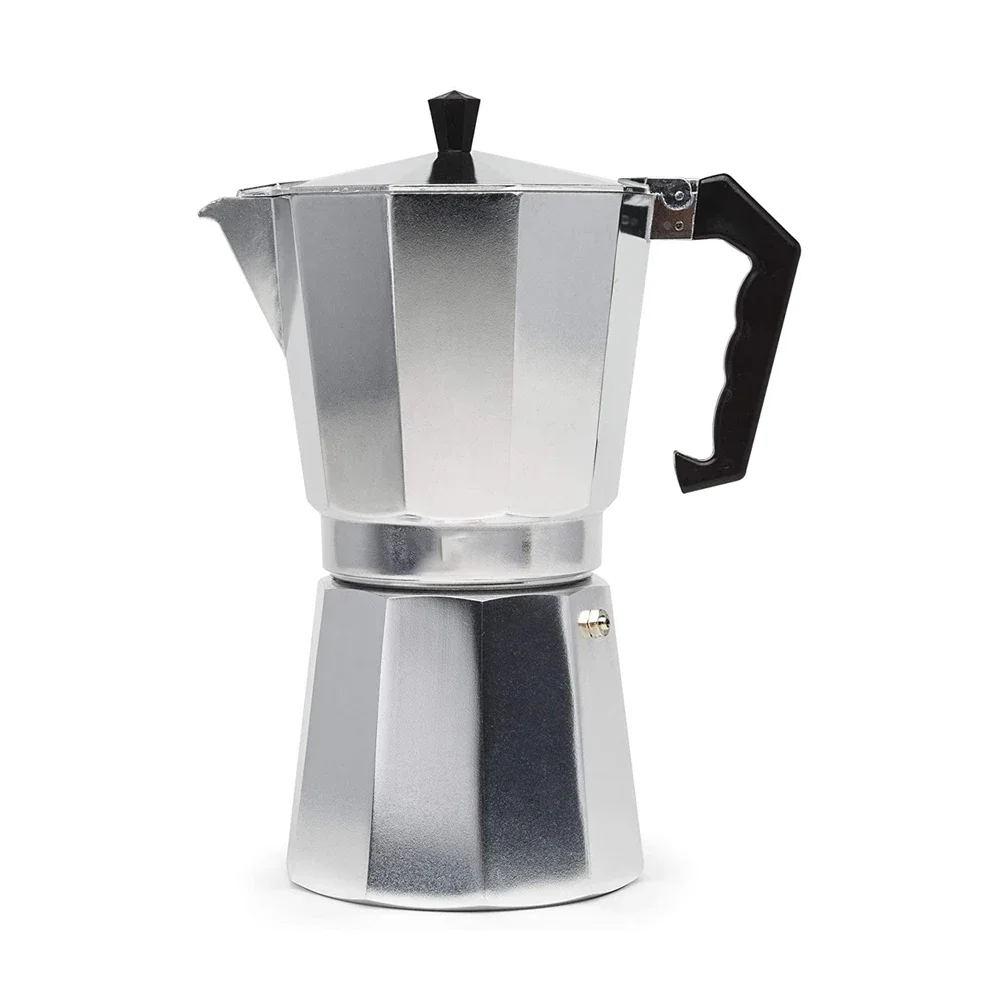 Moka Pot Italian Coffee Machine Espresso Aluminum Geyser Coffee Maker Kettle Latte Stove Classic Coffeeware Barista Accessories