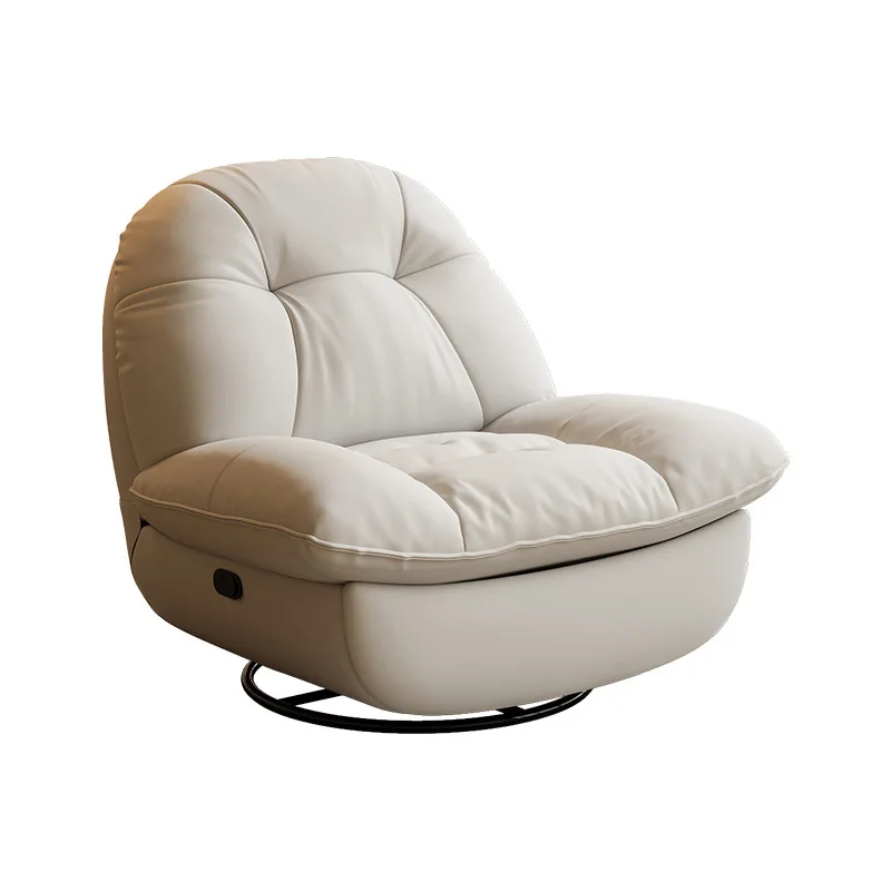 Single rotating sofa chair Modern light luxury first class leisure chair Living room lazy recliner Balcony sofa chair