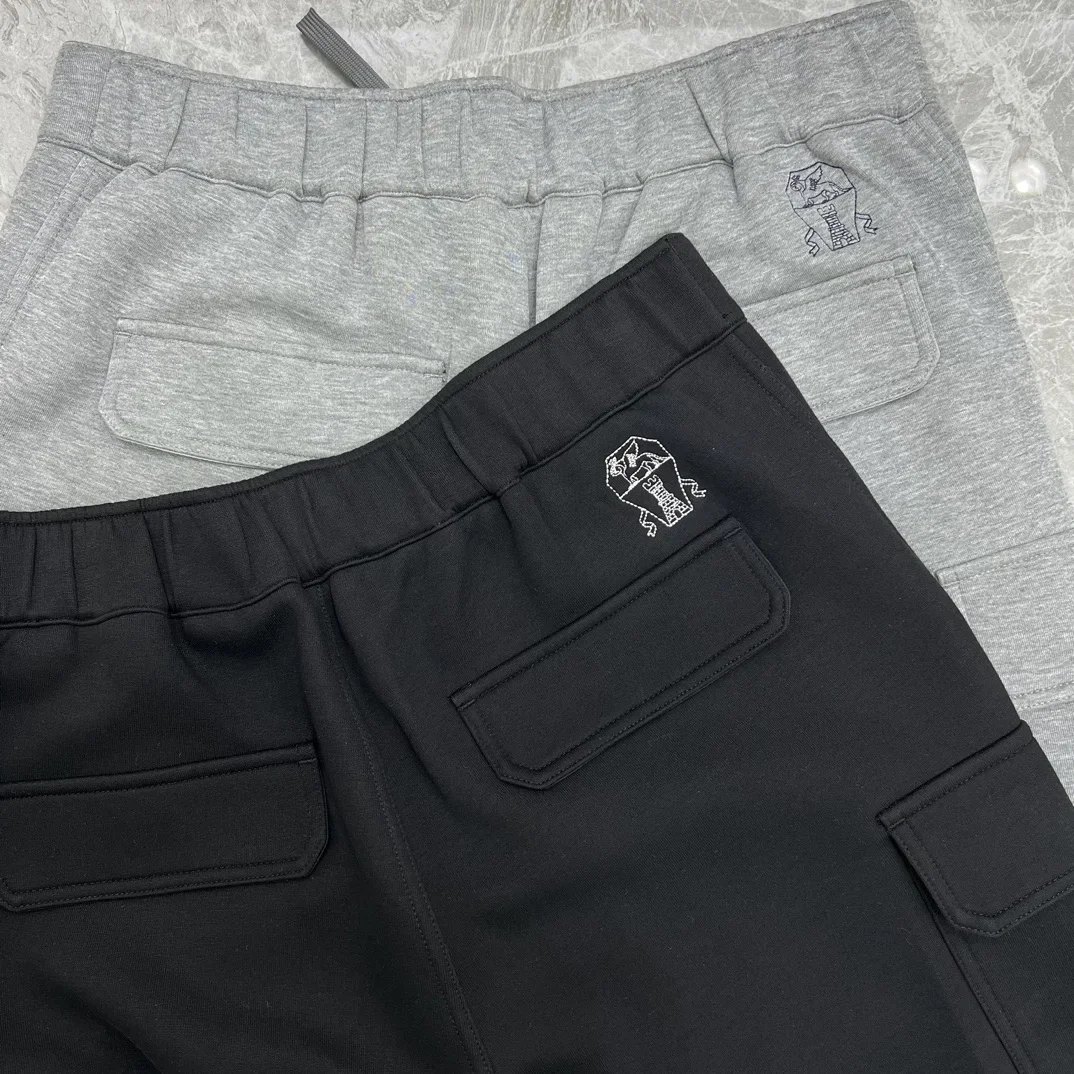 BILLIONAIRE BLKA CPTG Shorts Baumwolle Dünn 2025, Frühling, Sommer, neue Tasche, Stickerei, elastisch, Qualität, große Größe S-XXL, Sporthose