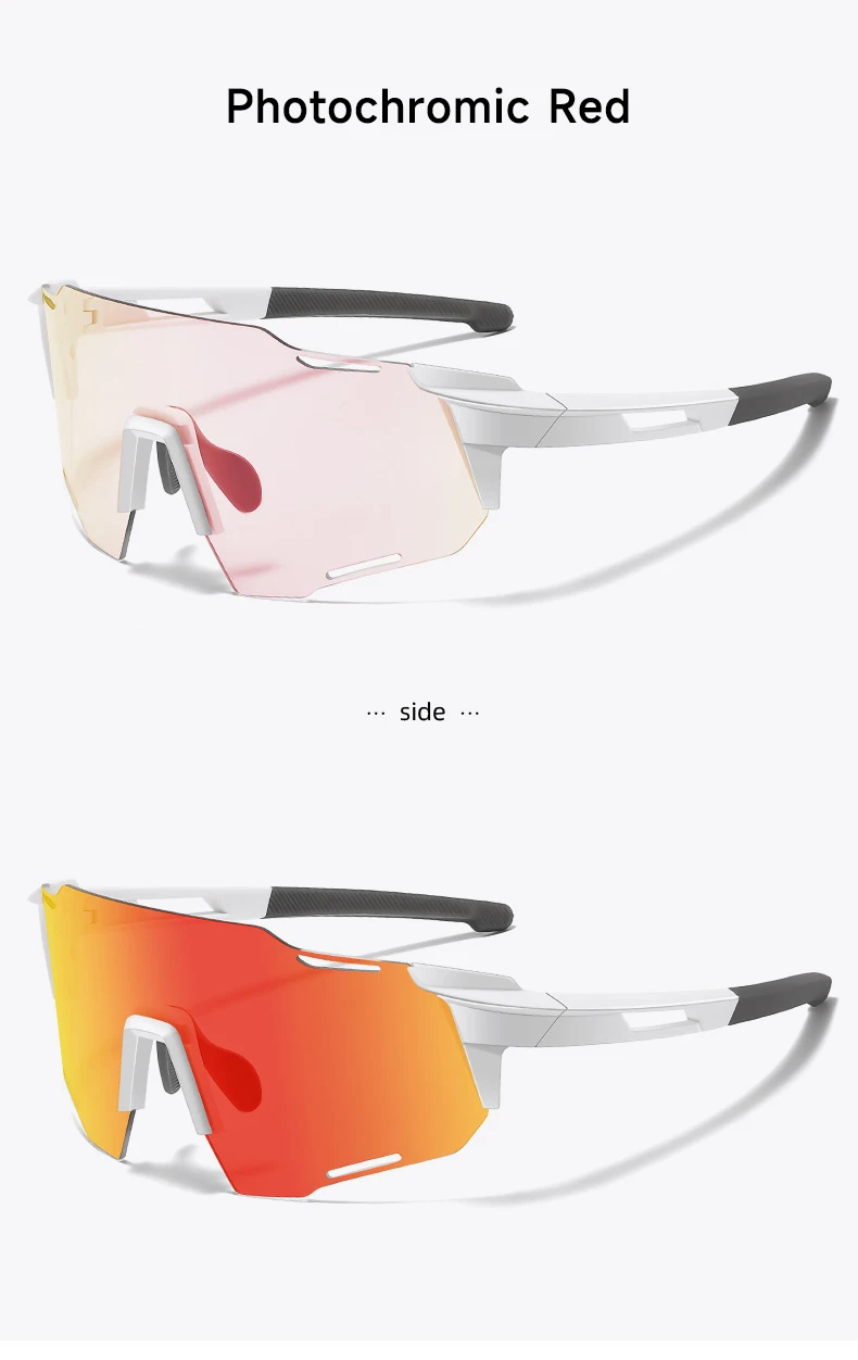 Neue Outdoor Radfahren Sonnenbrille Männer Photochrome Rennrad Brille Frauen Sport Bergsteigen Fahrrad UV400 Brille – Detail 10