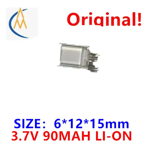 buy more will cheap 90MAH battery 601215 beauty device smart watch shaver sound pickup beauty eye recording 3.7V battery cell