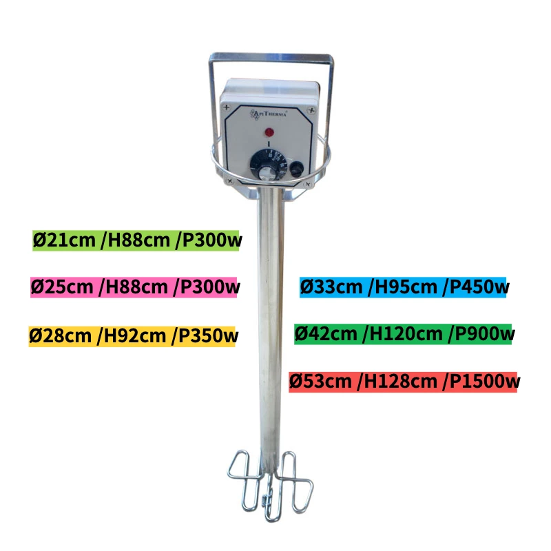

Stainless Steel Honey Decrystallization Coil Honey Melter Digital Display Electronic Honey Heater Coil Beeswax Melter Equipment