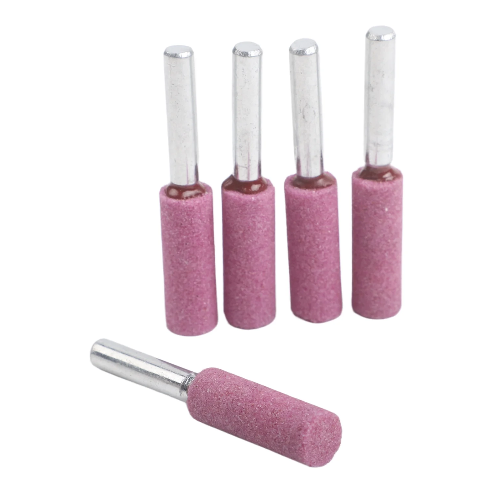 

Set of 5 Abrasive Mounted Stone Cylinders 6mm Shank for Rotary Tool Use in Grinding and Polishing Jade Wood Metal Materials