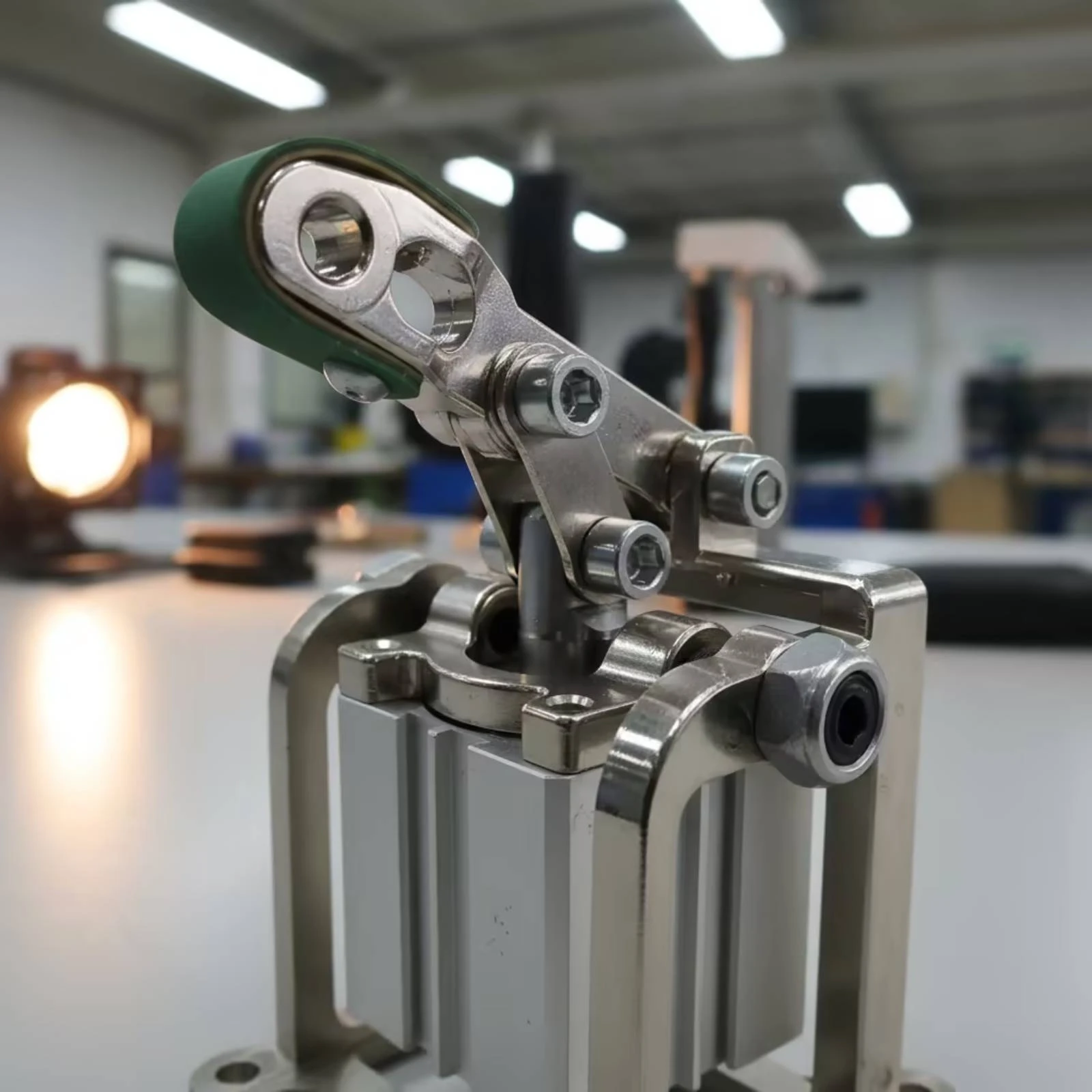 Lever-Type Pneumatic Cylinder Adjustable Pneumatic Cylinder with Roller Industrial Equipment High Strength Impact Resistant