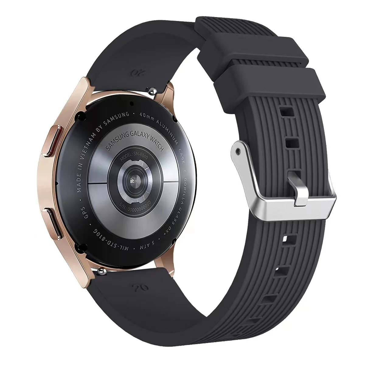 20mm silikonowy pasek do Samsung Galaxy Watch 4/5/6 40mm 44mm aktywny Huawei Watch GT2 bransoletka na rękę Amazfit Bip/GTS 4 Correa