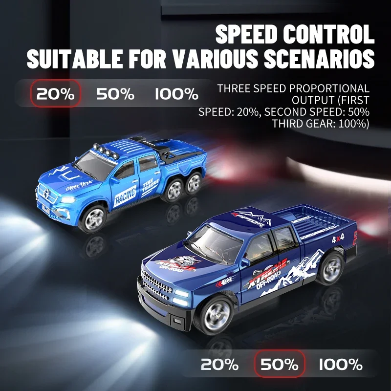 In Stock RC Cars MINI Alloy 1/64 Remote Control Car Convenient to Carry 60 Minutes of Work Time Children's Gifts Electronic Toys