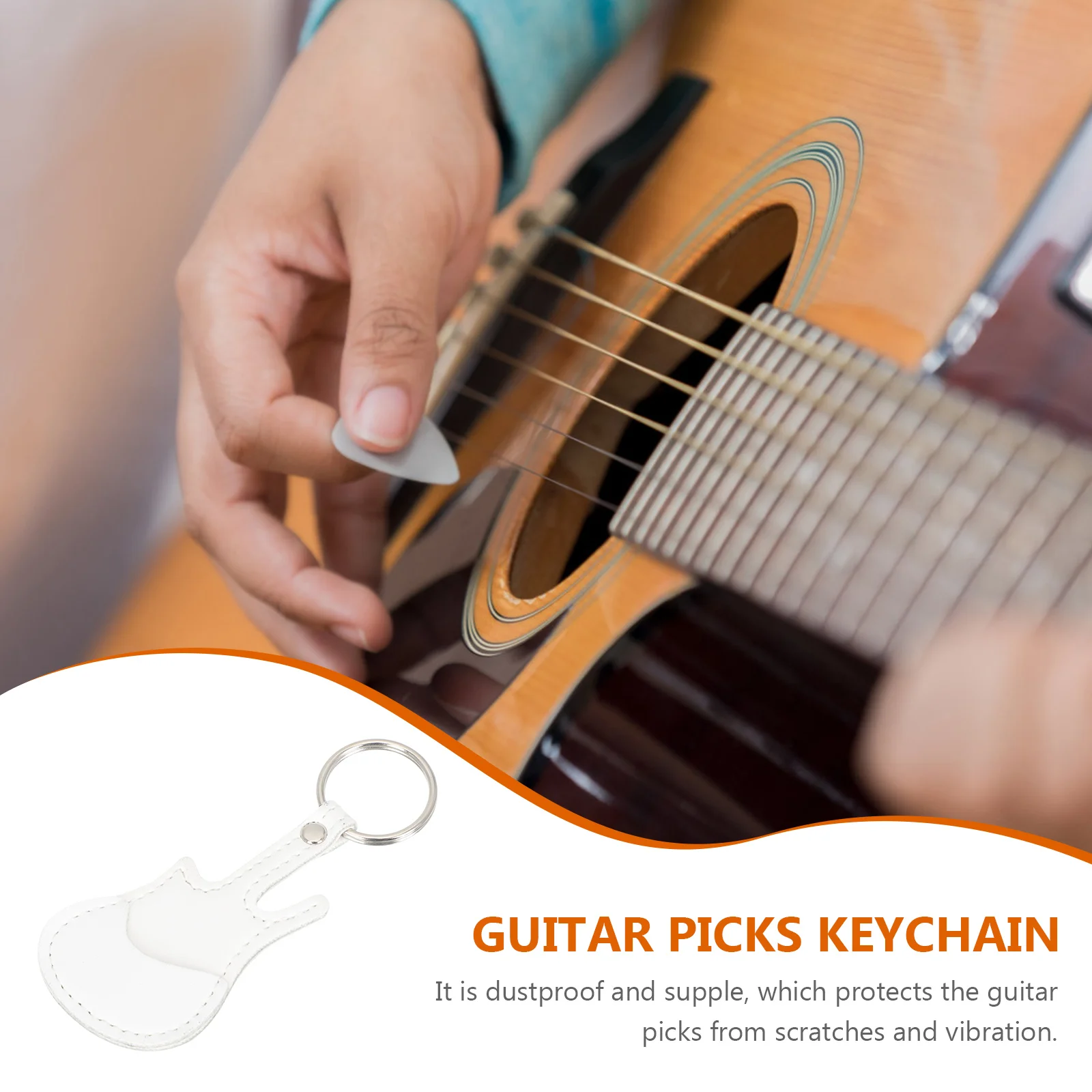 

Pick Storage Bag Guitar Accessory Case Holder Plectrum Picks Travel Case.