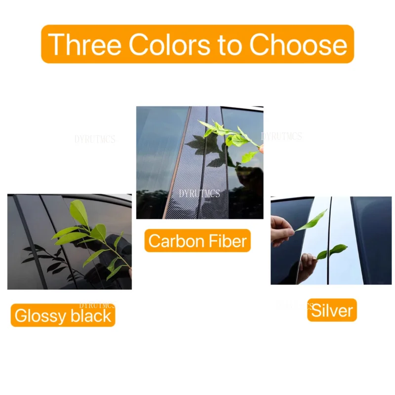 

Глянцевые черные накладки на стойки B и C для окон и дверей, подходят для Jeep Cherokee KL 2014-2023, декоративные наклейки, карбон