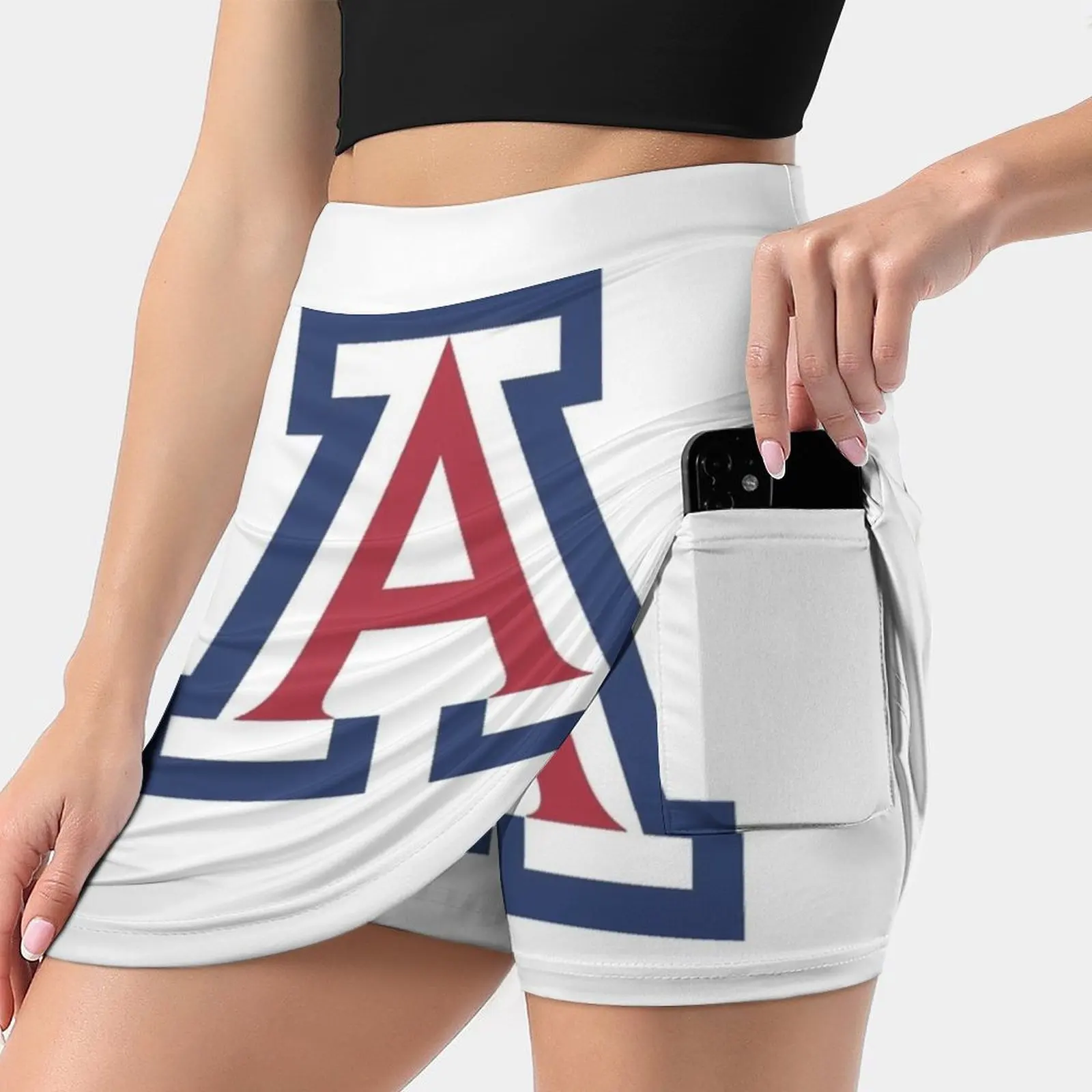 Merch Women's skirt Sport Skort Skirt With Pocket Fashion Korean Style Skirt 4Xl Skirts University Of Arizona Tucson Bear Down