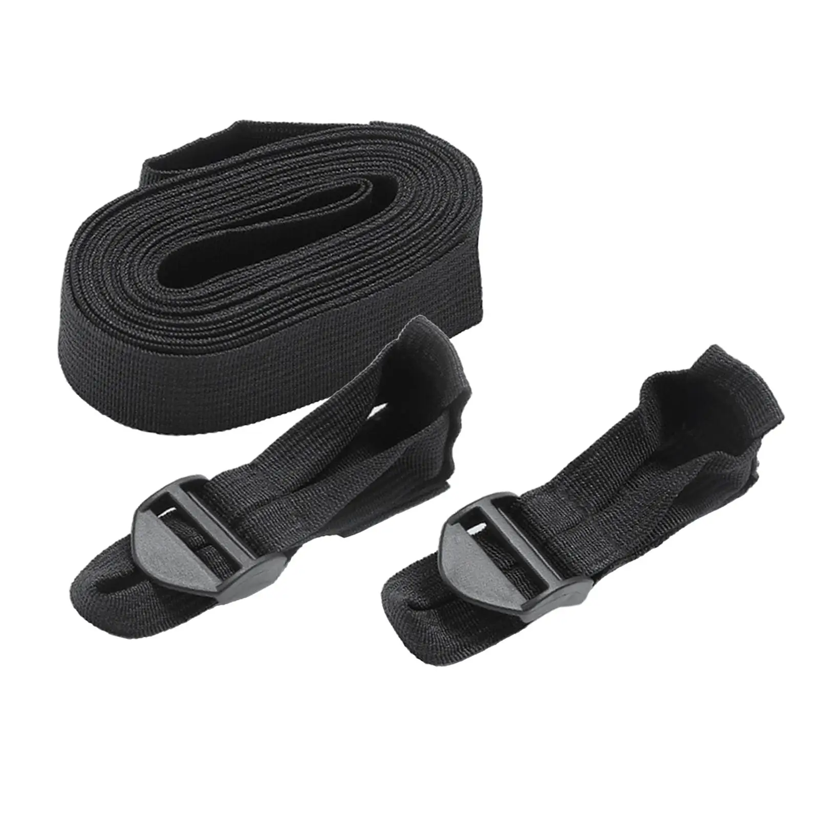 Tent Rod Holder with Buckle Adjustable Awning Pole Fixing Strap Windproof Tarp Poles Stand for Camping Hiking