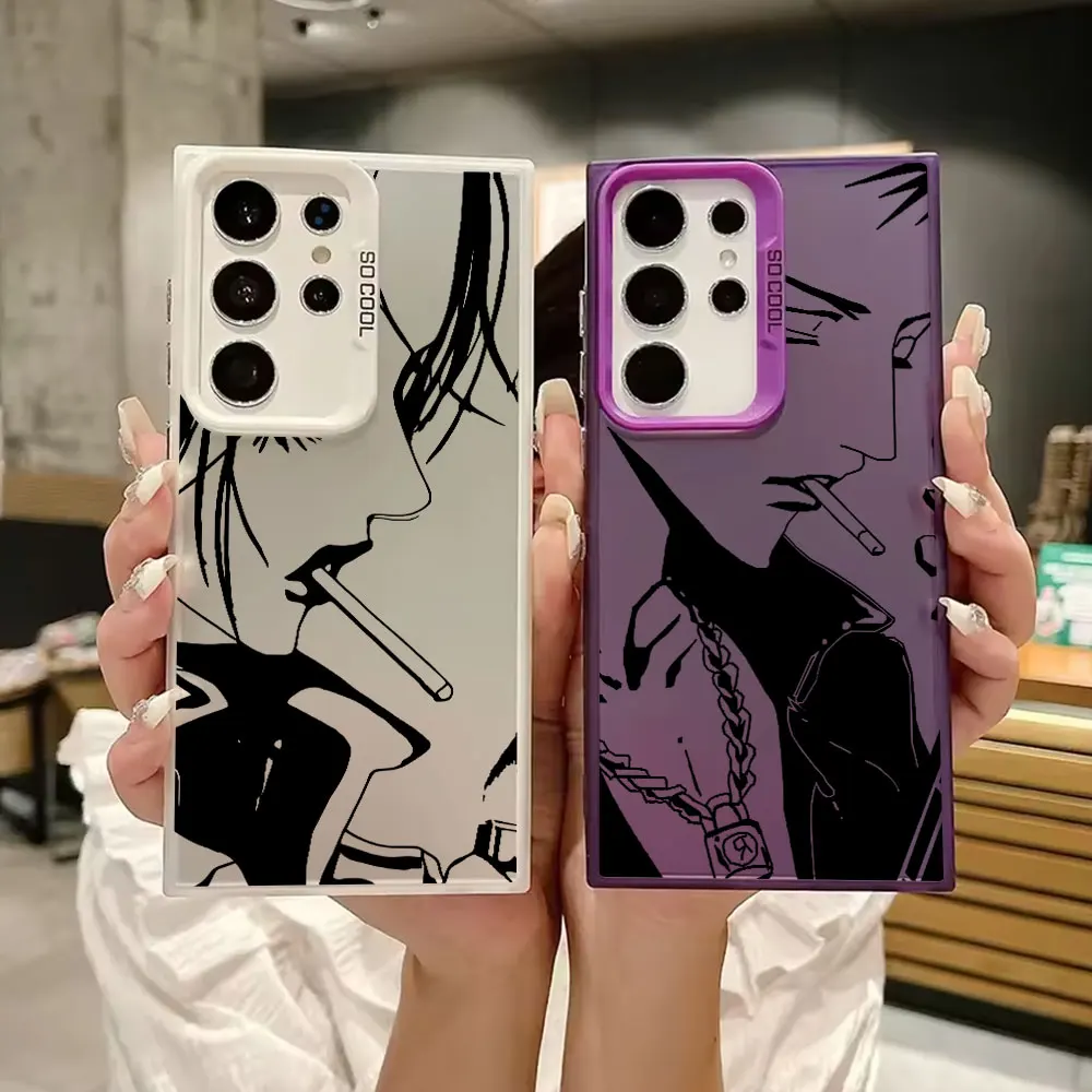 

Japanese Anime NANA S25 Ultra Case For Samsung Galaxy S25 S24 S23 S22 S21 FE S20 Ultra S24 Plus 5G Luxury Shockproof Phone Cover