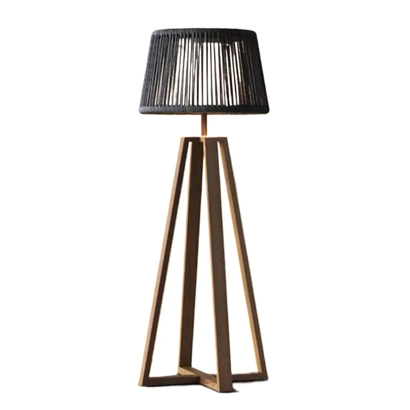 

Наружный водонепроницаемый тканый двор, терраса, украшение, атмосфера, торшер, вилла, сад, солнечная лампа