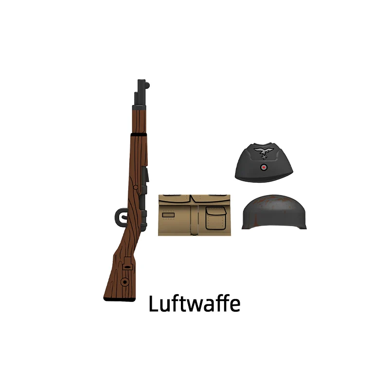 مجموعة مكعبات نموذج Luftwaffe MOC ألعاب هدايا N629-N632