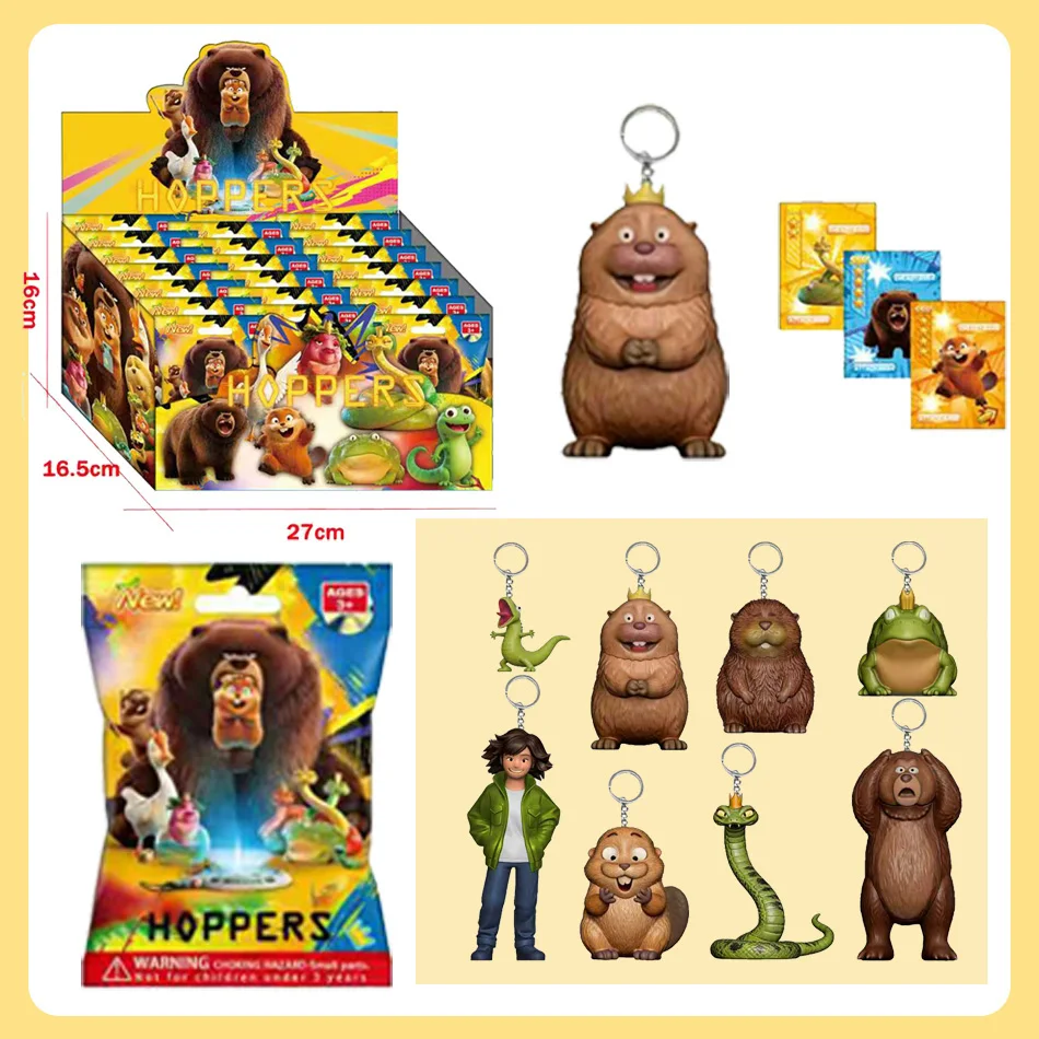 

Beaver Transformation Plan Blind Box Series 24 Keychain Backpack Decoration Model Toys Birthday Gift Idea Collectible