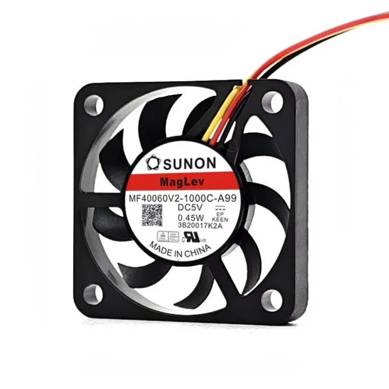 New Cooler Fan for SUNON MF40060V2-1000C-A99 4006 5V 0.45W Cooling Fan 40*40*6MM
