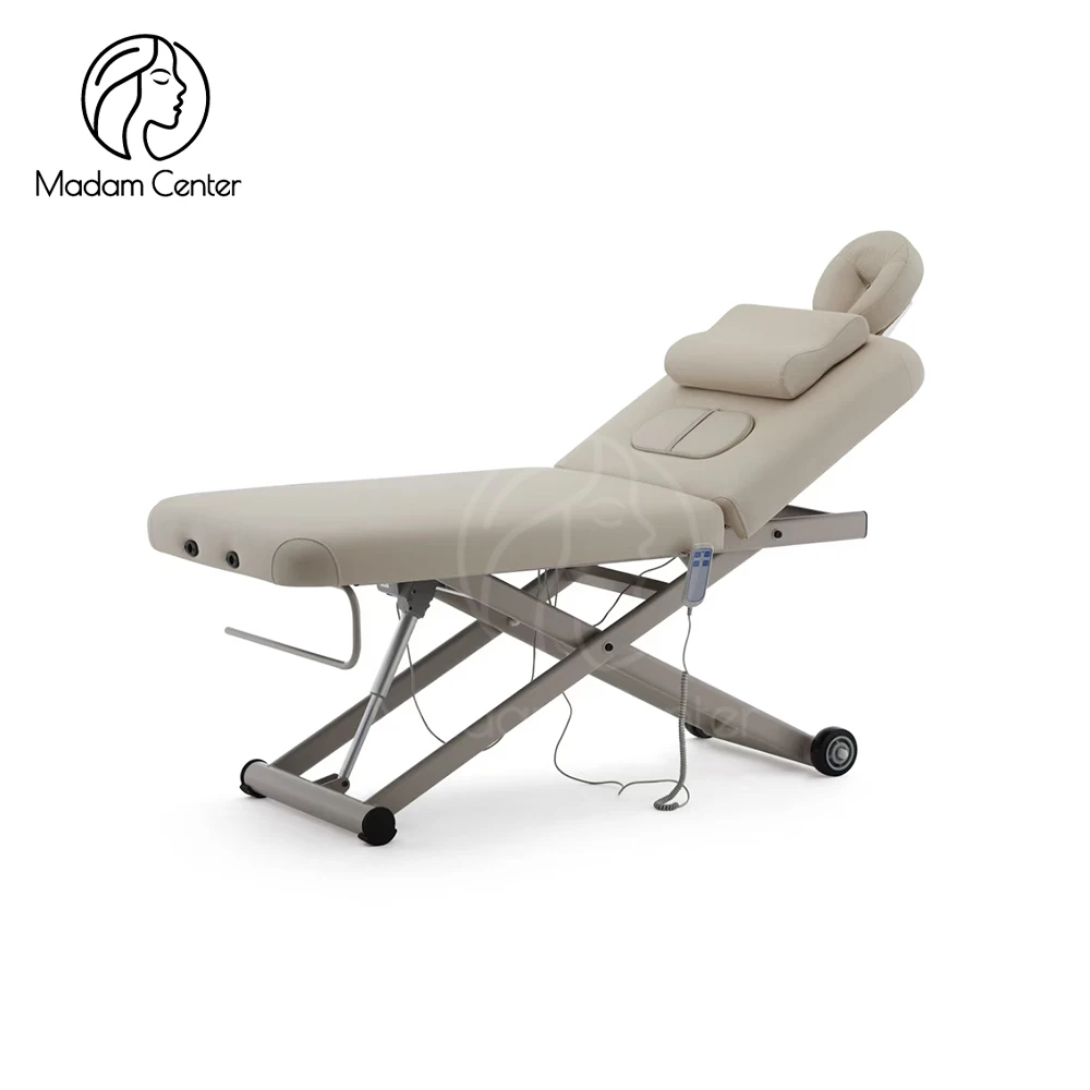 

Madamcenter Electric Hydraulic Massage Physical Therapy Table Osteopathic Bed Motorized Massage Treatment Bed for Spa Aesthetic