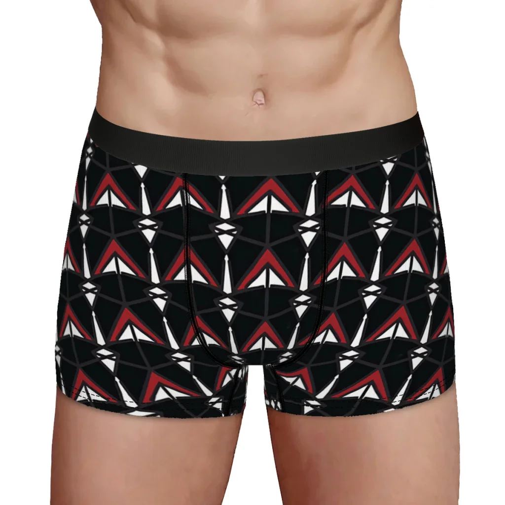 Alien Black Architecture Alien UFO Pattern Underpants Breathbale Panties Men's Underwear Sexy Shorts Boxer Briefs