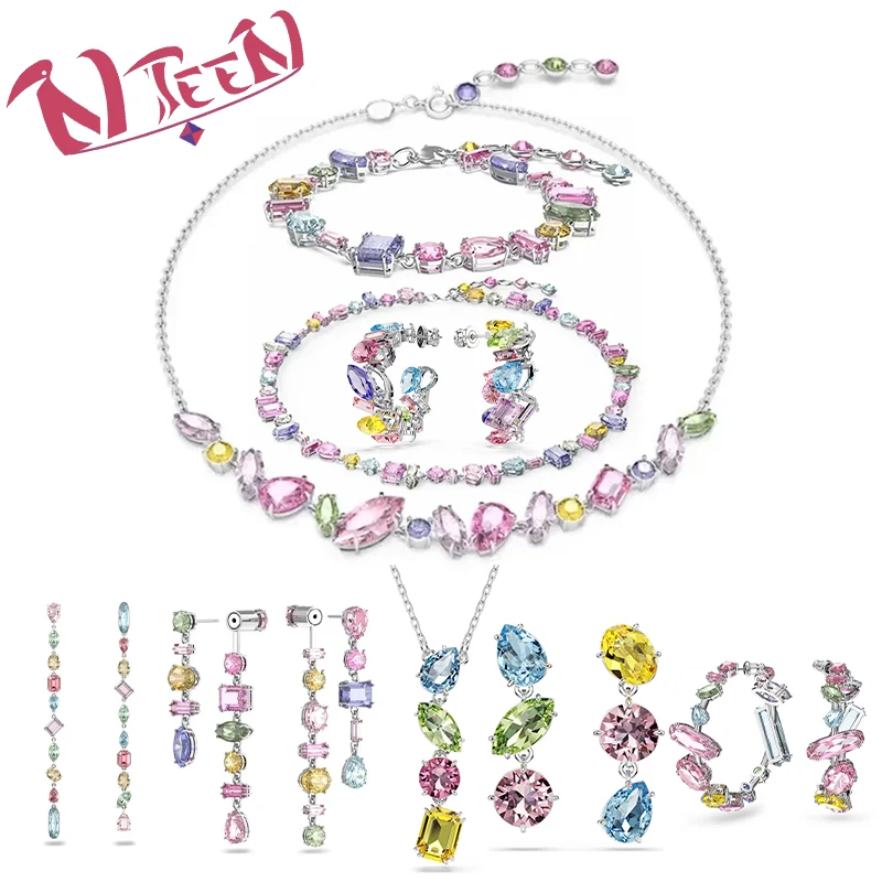 High Quality and Original Ladies Jewellery Set, Gema Series Candy Jewellery Set, Suitable for Holiday Gifts, Party Dresses