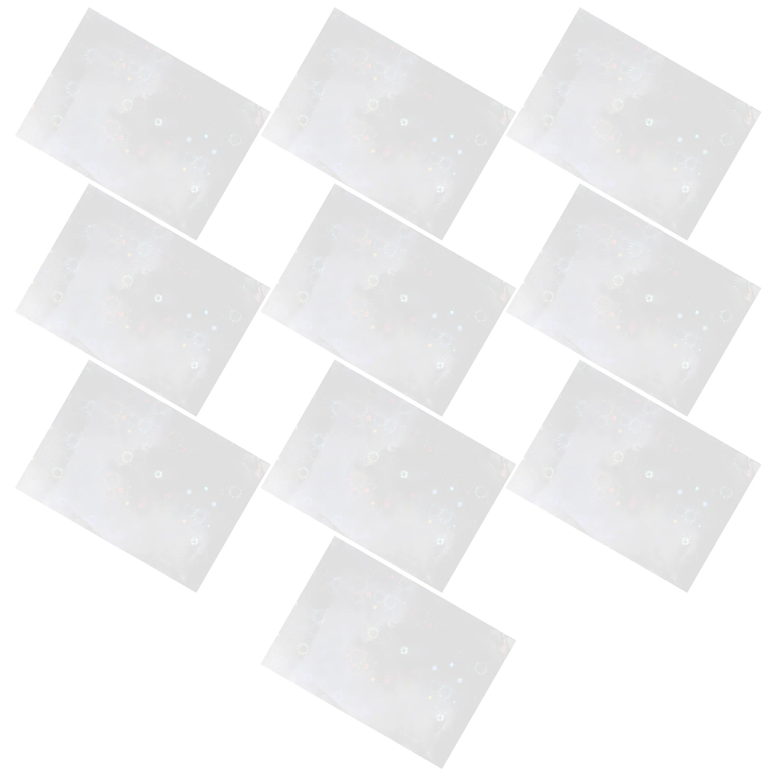 

10pcs Protective Film for Photo Sealing Laminating Sheets Waterproof Reflective Clear Cold Mounting Material