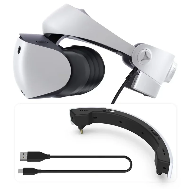 

Для PS VR2 гарнитура внешний динамик VR очки шлем портативный полукруглый стереонаушники плеер для Sony PSVR2 аксессуары