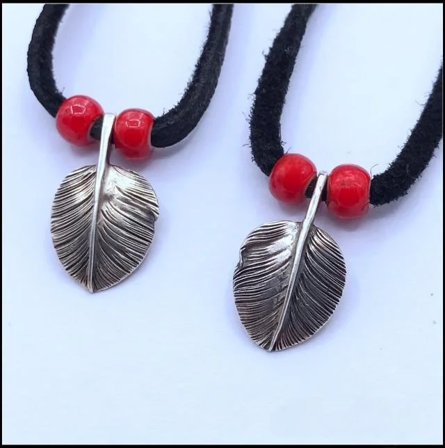 feathers-pendant-morgan-silver-coin-reformed-fortune-character-necklace-set-iron-head-store-out-fashion-jewelry