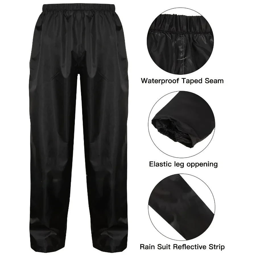 Suit raincoat rainpants suit wholesale hunting rainstorm prevention outdoor riding fishing reflective split light rain