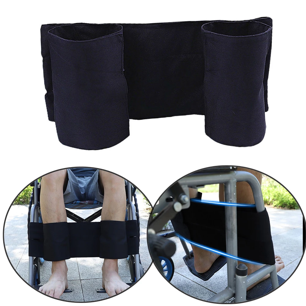 

1x нескользящий держатель для ног для инвалидной коляски, регулируемый медицинский ремень безопасности, поддержка ног для инвалидной коляски, подставка для ног, удерживающая подставка для пожилых людей с ограниченными возможностями
