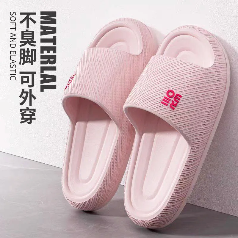 Men's Eva Home Slippers, Women's Household Slippers, Bathroom Shower Slippers, Hotel and Guesthouse Couple Summer Sandals