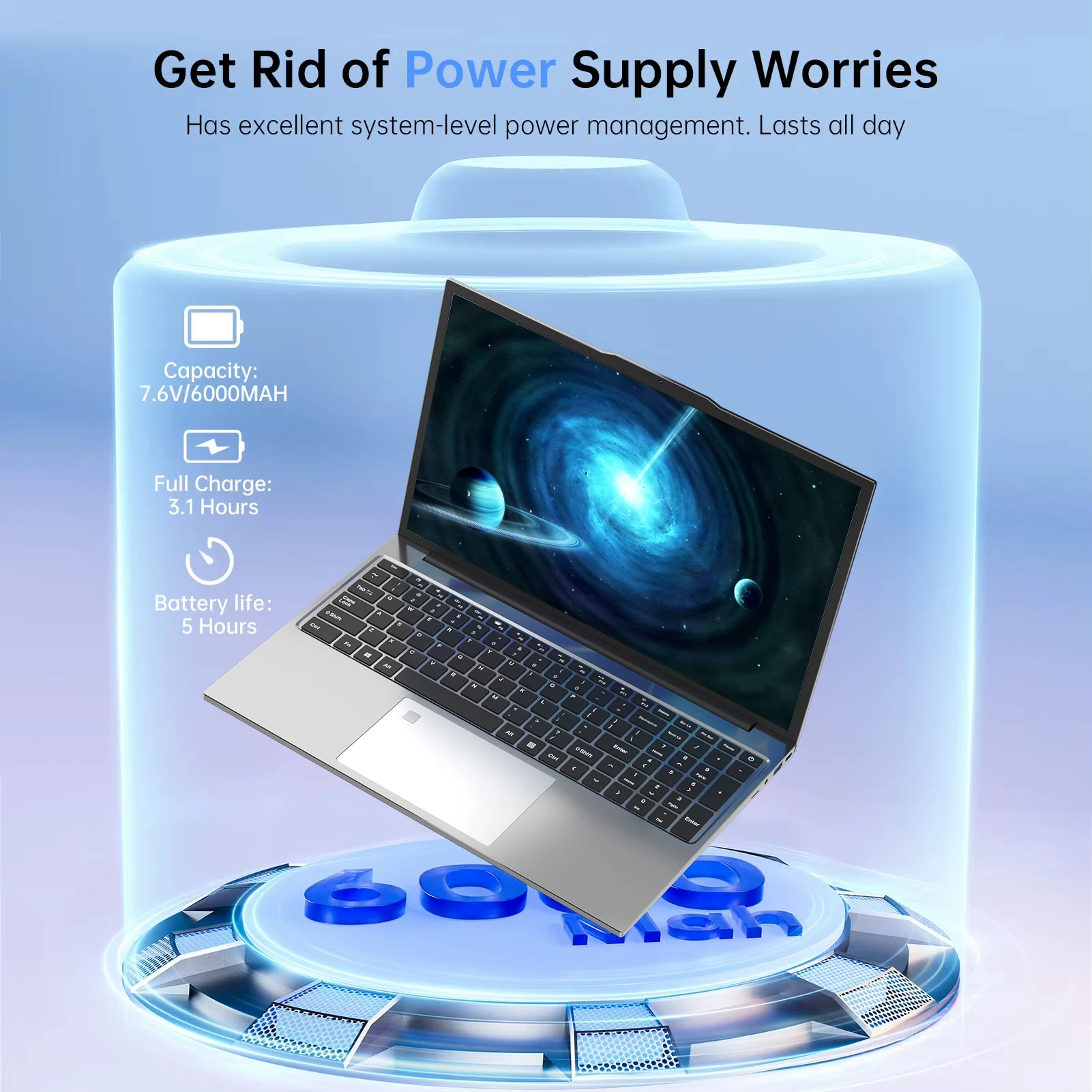 كمبيوتر محمول 15.6 بوصة Intel Celeron i7-6500 ألعاب الكمبيوتر المحمول 32 جيجابايت رام 2 تيرابايت SSD مكتب دراسة جهاز كمبيوتر شخصي Windows11 1920*1080 دقة الكمبيوتر المحمول