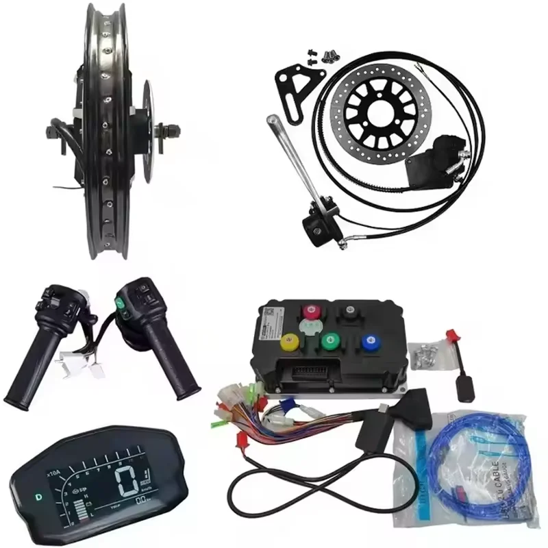 QS MOTOR 18inch 8000W V3 Hub Motor Kit for Electric Motorcycle
