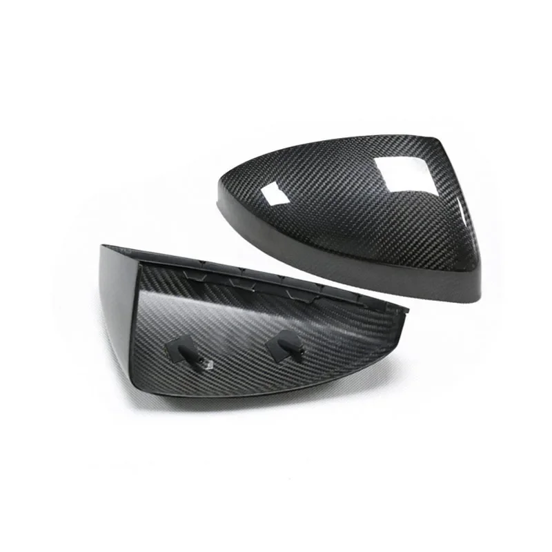 

For AUDI New TT TTS R8 Real Dry Carbon Fiber Exterior Replacement Mirror Housing Cover Body Kit Modification Accessories
