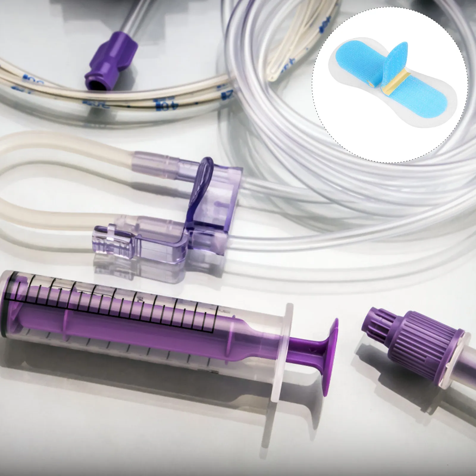 

10Pcs Catheter Fixing Strap Universal Adjustable Medical Grade Fixation Band for Men Women Home Hospital Use Urine Bag Leg Strap