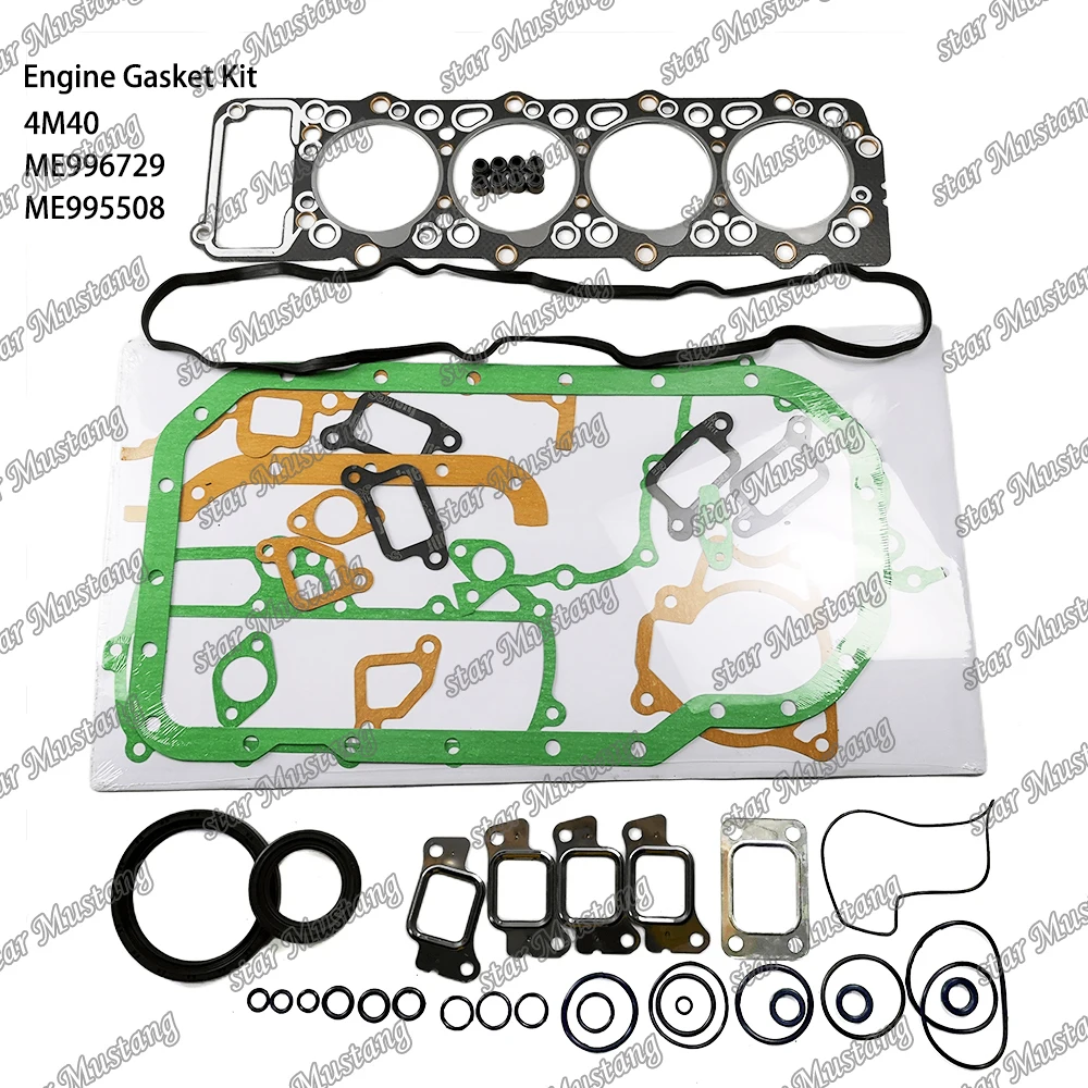 4M40 Engine Gasket Kit ME996729 ME995508 Suitable For Mitsubishi Engine Parts