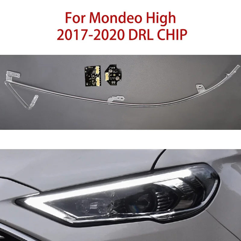 

Solve Yellowing Not Bright Suitable For Mondeo Daytime Running Light Car DRL CHIP Ballast Module 2017-2020 LED White Angel Eye