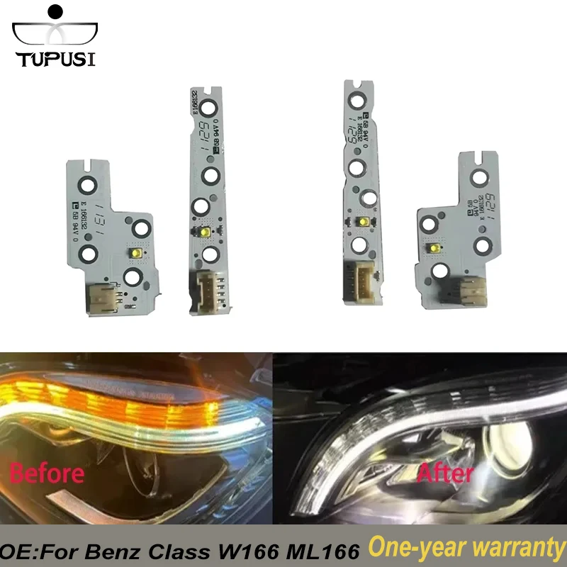 

White DRL LED Board For Mercedes ML Class W166 ML166 GLK 2012 2013 2014 2015 Daytime Running Light Light Source Board Chip