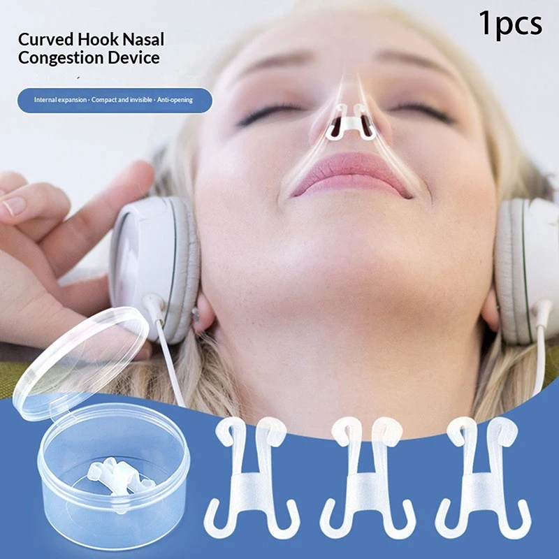 Nose Dilator Nasal Silicone Nose Clip Anti Snoring Easy Breath Preventing Snoring Help Breathe Snoring Devices Improve Sleeping