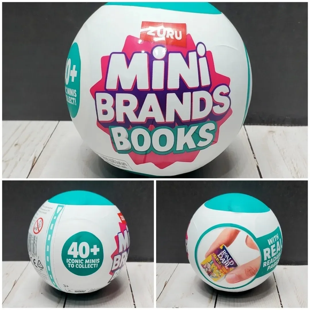 ZURU Mini Brands Books Series Blind Ball Mini Supermarket Toys Hobbies Action Figures Holiday Gifts for Children