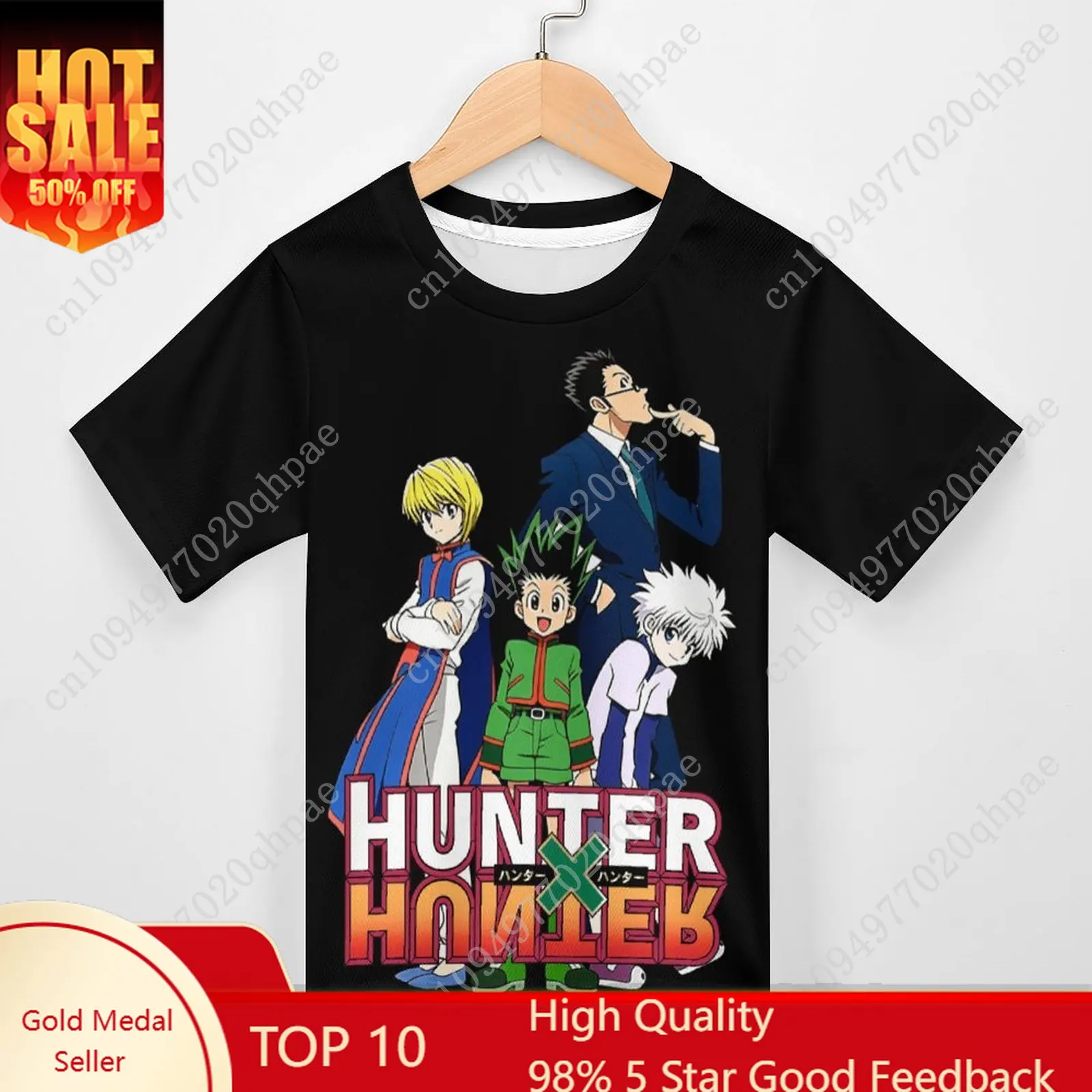 

Hunter X Hunter T Shirt Boys Girls Childs Cotton Short Sleeves Tlightweight Breathable Comfort Tshirt Custom Made Summer Tops