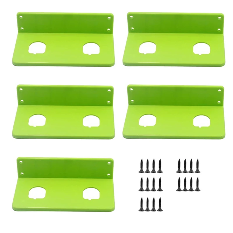 

5PCS Battery Holder Storage Fixed Bracket for Ryobi One+ 18V NiCd Lithium P107 P108 Wall Mount Battery Hangers Display Rack