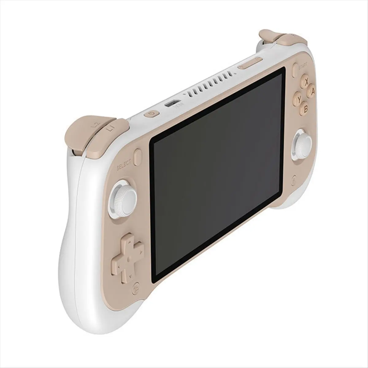 A1643Z H55 Retro Video Handheld Game Console 5.5inch HD IPS Screen Dual Hall Joystick Game Player Support 20+ Emulators White Re