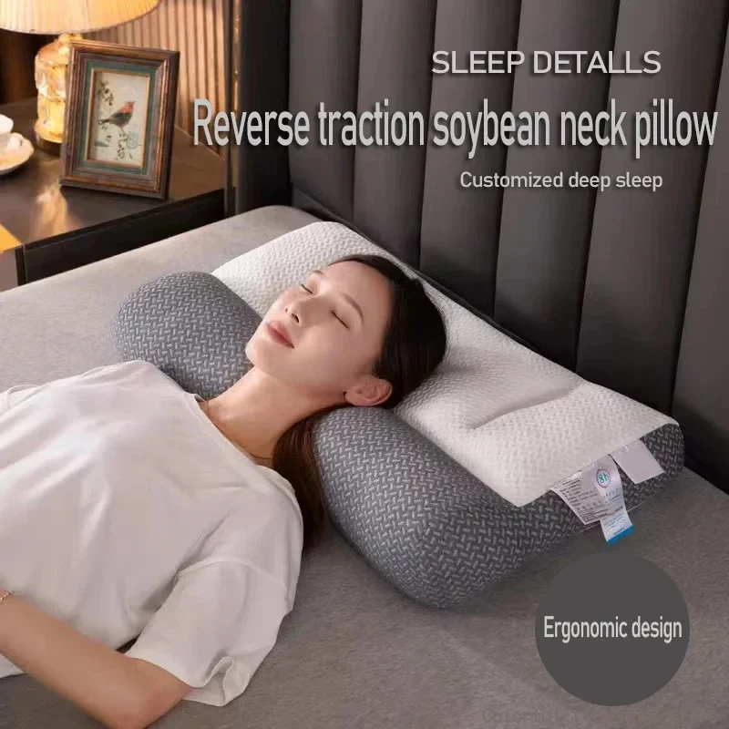 

Sleeping Neck Pillow Protection Orthopedic Correction And Repair Of Traction Pillow Neck Pain First Class Pillow Comfort