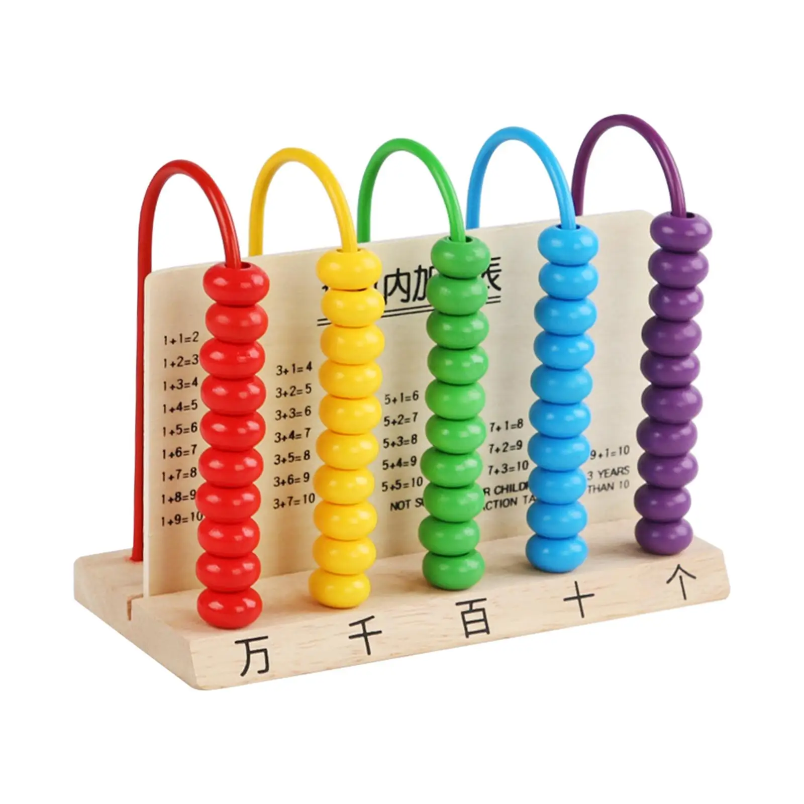 Counting Frame Educational Toy Learning Math Classic Wooden Counting Toy Abacus Educational Toy for Toddlers Birthday Gift