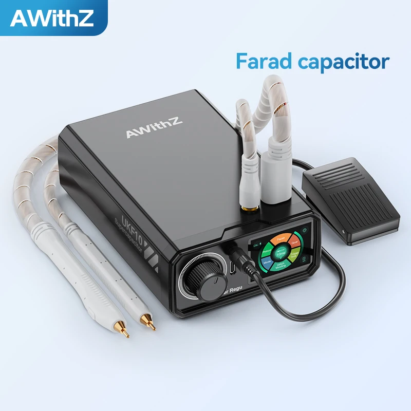 

Awithz 1380A 10,2 кВт конденсатор Super Farad DIY регулируемый сварочный аппарат портативный точечный сварочный аппарат для батареи 18650 с педалью
