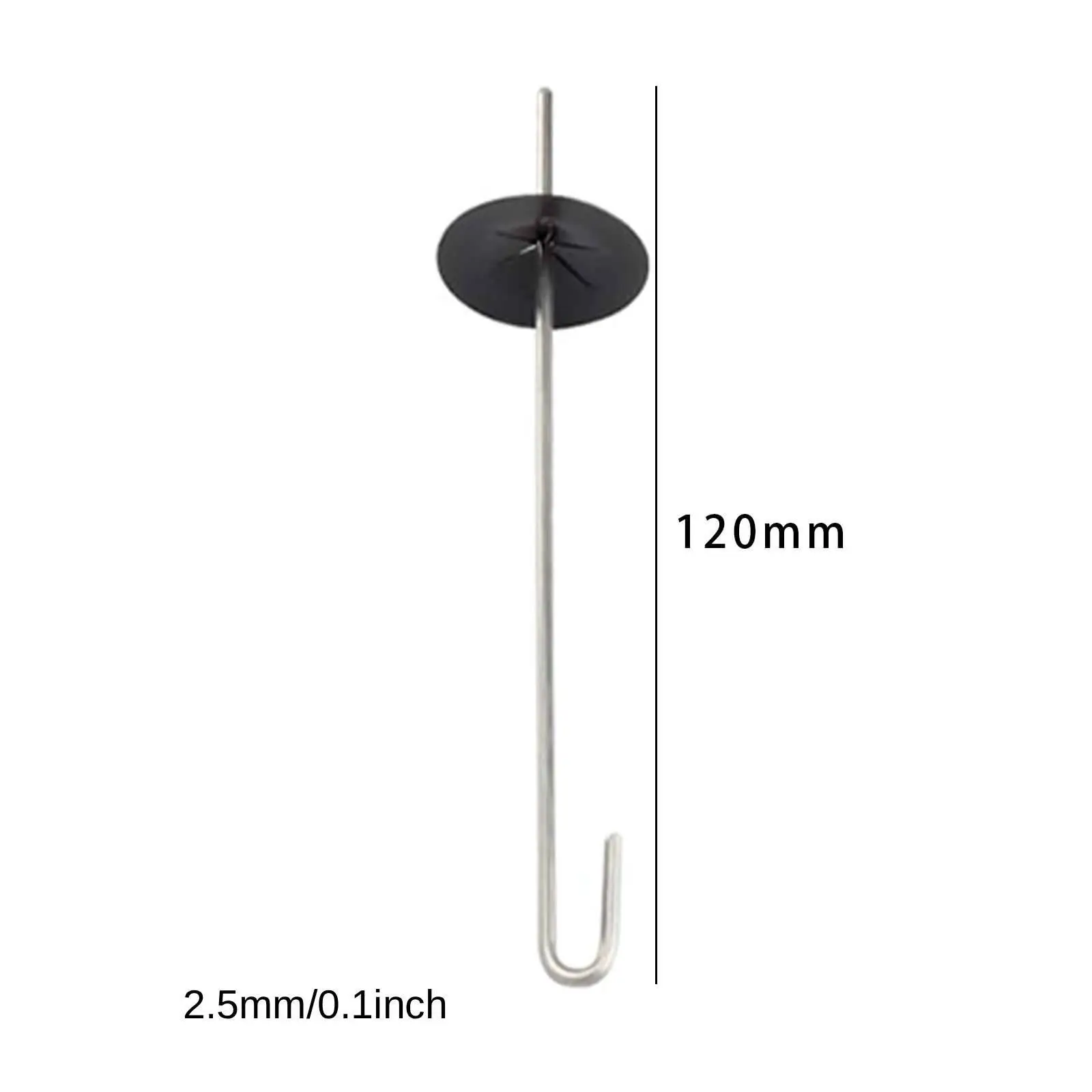 

20 Pieces Fasteners Clip J Hooks Multipurpose Easy Installation Stable Performance Stainless Steel