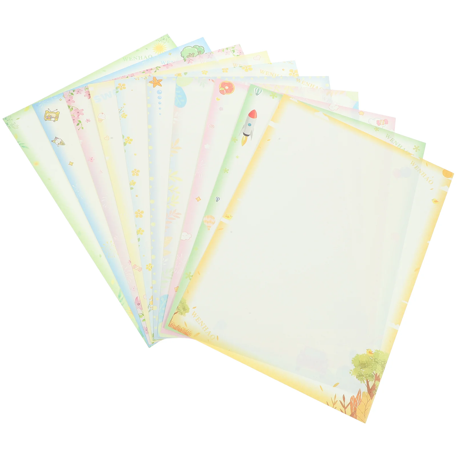 Papel de impresora A4 de encaje, Impresión de pintura de copia a Color por ordenador, 1 paquete (50 piezas), papeles decorativos plegables, manualidades DIY, 50 hojas