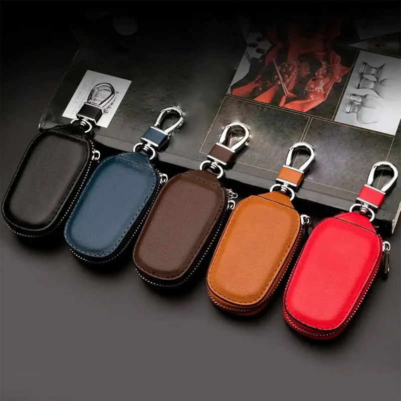 Car Key Cover Car Smart Keychain Case Holder Bag Scratch-Resistant Car Key Bag Auto Keys Organizer Dust-proof Cover