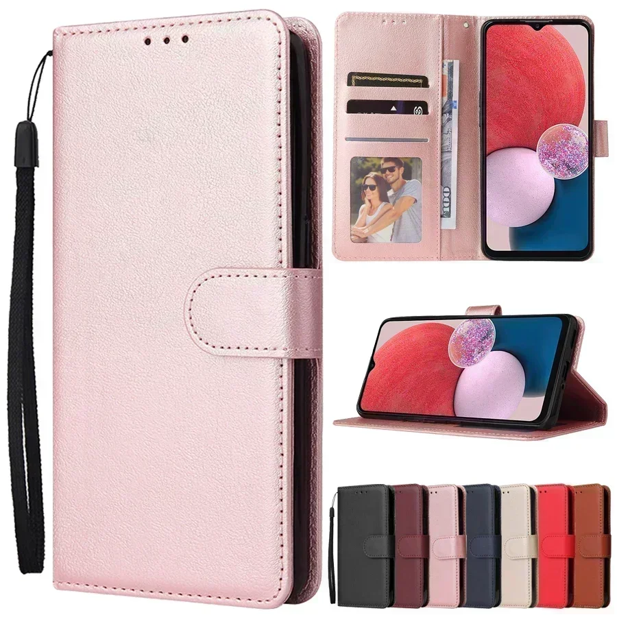 Wallet Card Stand Magnetic Flip Leather Case For Samsung Galaxy A12 A13 A14 A34 A51 A52 A53 A54 S23 Ultra S22 S21 Plus S20 FE