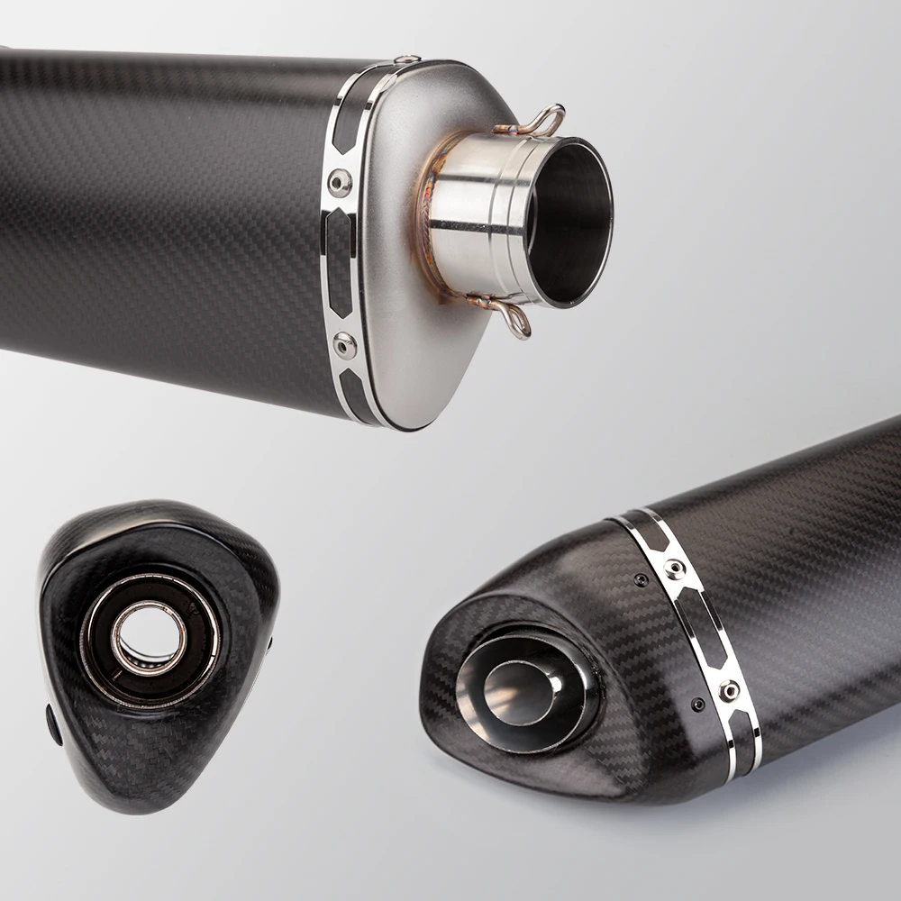Slip On For MT-09 FZ-09 FJ09 MT09 TRACER 900 GT 2014-2020 Motorcycle Exhaust Escape Systems Front Link Pipe 51mm